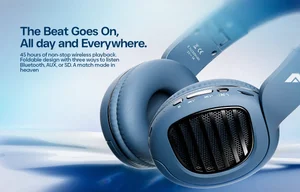 Faster S4 Wireless Headphones – HIFI Sound Quality, Bluetooth v5.0, AUX Support, Up to 8 Hrs Playtime