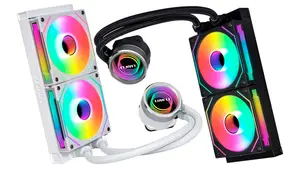 Lian Li Galahad II Trinity 240 SL-INF Edition 240mm AIO Liquid CPU Cooler – White, Infinity Mirror ARGB Fans