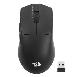 Redragon Saber Pro M922-PRO 1K Tri-Mode Wireless Gaming Mouse – 26000 DPI PAW3395 Sensor, Bluetooth 5.0, 2.4GHz Wireless & Wired Ultra-Lightweight Esports Mouse