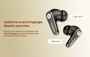 Faster Futura Ai-200 Wireless Earbuds – AI Voice Assistant, ANC+ENC, AI Translator, Up to 42 Hrs Playtime