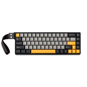 AULA Win68 HE Pro Grey + Yellow + Black Wing Chun Magnetic Switch Mechanical Gaming Keyboard