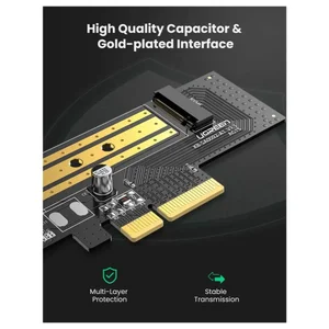 UGREEN M.2 NVMe to PCI-E 3.0 x4 Express Card Adapter 32Gbps High Speed