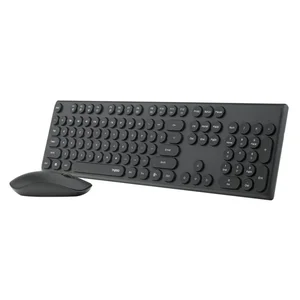 Rapoo X260S Wireless Keyboard & Mouse Combo – 2.4GHz, Silent Click, Floating Retro Round Keycaps, 1000 DPI
