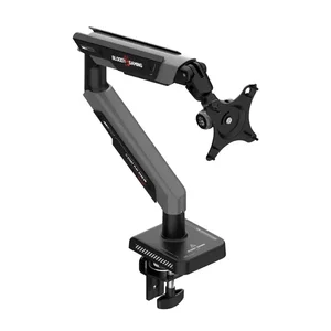 Darkflash ATLAS 1 Heavy Duty Single Monitor Arm - Gas Spring Desk Mount for 17 to 32 inch Monitors, VESA Compatible