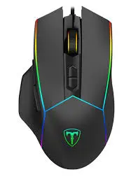 T-Dagger Camaro TGM306 Wired Gaming Mouse 8000 DPI RGB 8 Programmable Buttons Quick Fire USB Mouse