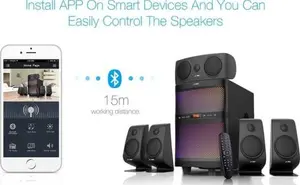 F&D F5060X 5.1 Channel Bluetooth Multimedia Speaker With Mobile App Control