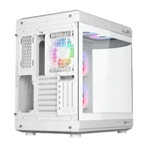 Thunder Rogue TGC-657W Mid-Tower ATX Gaming Case White with 3 ARGB Fans