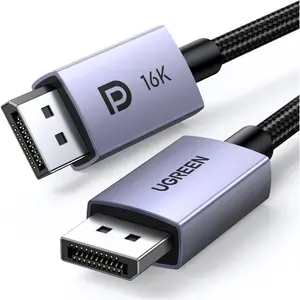 UGREEN DisplayPort 2.1 16K Cable 2M Ultra HD DP Male to DP Male Display Cable 80Gbps
