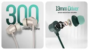 Faster TG-340 Wireless Neckband Earphones – ANC+ENC Intelligence, 13mm Bass Driver, Magnetic Touch, Up to 300 Hrs Standby