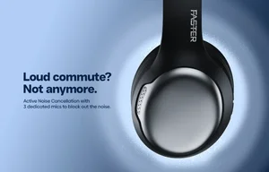 Faster S5 Wireless Headphones – ANC Noise Cancellation, Foldable Design, Bluetooth v5.3, Up to 8 Hrs Playtime