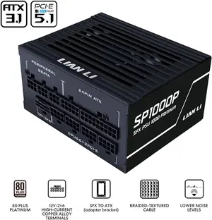 Thermalright SP 1000W Platinum Fully Modular Black ATX 3.1 PSU