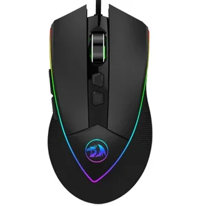 Redragon Emperor M909 RGB Wired Gaming Mouse 12400 DPI PixArt Optical Sensor 8 Buttons 7 Programmable RGB Esports Gaming Mouse