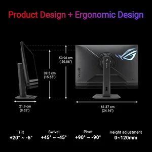 ASUS ROG Strix XG27UCG 27" Dual-Mode 4K UHD Gaming Monitor - 4K 160Hz / FHD 320Hz HDMI 2.1