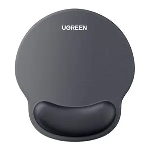 UGREEN Ergonomic Mouse Pad with Wrist Rest – Gray, Non-Slip Comfort Mouse Mat for PC & Laptop