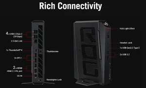 ASUS NUC 15 Extreme NUC15JNK9X40000 Barebone Mini PC Intel Core Ultra 9 275HX RTX 5070 Support High Performance Gaming & Creator Workstation