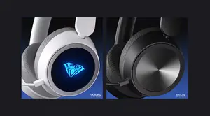 AULA A600 Quad-Mode 53mm Driver Wireless Headphone with Detachable Mic Black