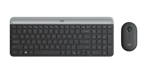 Logitech MK470 Slim Wireless Keyboard and Mouse Combo - Compact, Quiet Typing, 2.4GHz Receiver (920-010069)