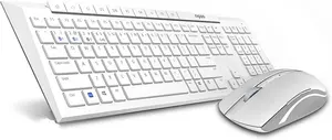 Rapoo 8210M Multi-Mode Wireless Keyboard & Mouse Combo – Bluetooth & 2.4GHz, Spill-Resistant, Silent Mouse