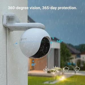 EZVIZ C8PF 2MP Full HD Dual-Lens Outdoor WiFi Security Camera – 340° Pan & 80° Tilt, 8× Hybrid Zoom, AI Human Detection
