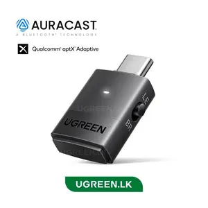 Ugreen 65708 Type-C Bluetooth Transmitter Audio Adapter – Dual Mode Bluetooth Classic & LE