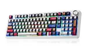 AULA F99 Pro Comics Star Vector Switch Tri-Mode Mechanical Gaming Keyboard - Wireless Hot-Swap RGB