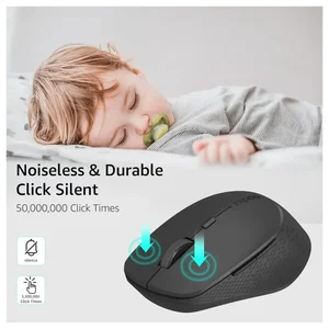 Rapoo M300 Silent Multi-Mode Wireless Mouse – Bluetooth & 2.4GHz, Adjustable DPI Quiet Click Mouse