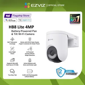 EZVIZ HB8C 4MP WiFi Outdoor Security Camera
