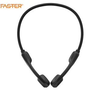 Faster AS18 Bone Conduction Headphones – IP5X Water Resistant, Flexible Earhook, Bluetooth v5.3, Up to 6 Hrs Playtime