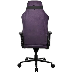 Arozzi Vernazza SFB Soft Fabric PP Purple Ergonomic Gaming Chair - Metal Frame, 3D Armrests, 5 Lockable Rocking Positions, Up to 145kg