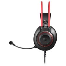 Bloody G200S Gaming Headset Black – 50mm Driver Lightweight USB Gaming Headphones with RGB Lighting & Noise Cancelling Mic for Esports Gaming