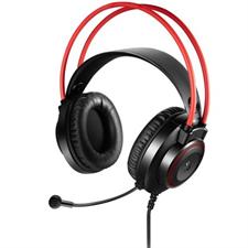 Bloody G200S Gaming Headset Black – 50mm Driver Lightweight USB Gaming Headphones with RGB Lighting & Noise Cancelling Mic for Esports Gaming