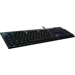 Logitech G813 Lightsync RGB Ultrathin Mechanical Gaming Keyboard | Black English Linear