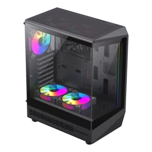 GameMax Vista COC ATX Mid-Tower Gaming Case with Patented Cooling Black