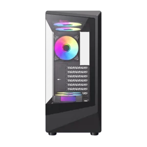 GameMax Vista COC ATX Mid-Tower Gaming Case with Patented Cooling Black