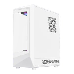 GameMax Vista COC ATX Mid-Tower Gaming Case with Patented Cooling White