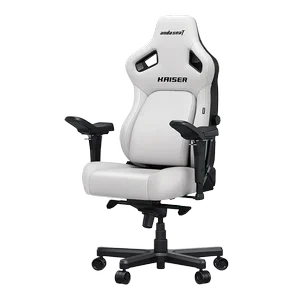 AndaSeat Kaiser 4 V2 L Ergonomic Gaming Chair – Cloudy White