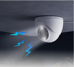 EZVIZ H4 2K WiFi Smart Security Camera – 2.8mm Wide-Angle Lens, Full-Color Night Vision, AI Human & Vehicle Detection