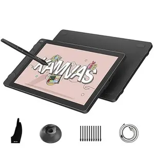 Huion Kamvas 13 (Gen 3) Pen Display with Stand – 13.3" Fully Laminated Screen, PenTech 4.0, 16384 Pressure Levels