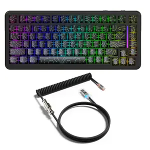 Attack Shark X82 PRO HE Wireless Rapid Trigger Gaming Keyboard – Hall Effect Magnetic Switch, 8KHz, Hot-Swap, RGB, Black Contour Line
