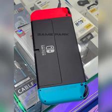 Used Nintendo Switch OLED Neon Red & Neon Blue 64GB Gaming Console