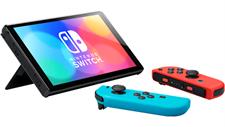 Nintendo Switch OLED Model Neon Red & Neon Blue 64GB Handheld Gaming Console