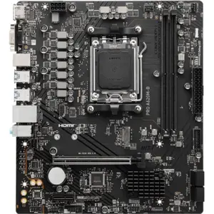 MSI PRO A620M-B AMD AM5 DDR5 microATX Motherboard - PCIe 4.0, Ryzen 7000/8000/9000 Ready