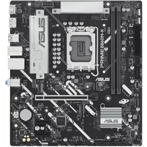 ASUS Prime B860M-K-CSM Intel Core Ultra Motherboard, LGA 1851, Advanced AI PC-Ready, Aura Sync, DDR5