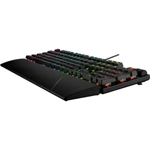 ASUS ROG Strix Scope II RX Gaming Keyboard - ROG RX Optical Switches, Pre-Lubed, Sound-Dampening Foam, Doubleshot Keycaps, Wrist Rest
