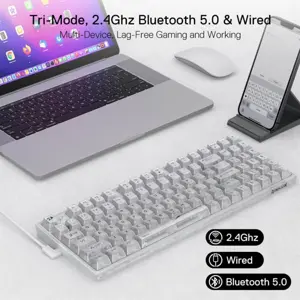 Redragon IRELIA PRO K658CT-RGB-PRO Wireless Mechanical Keyboard - White