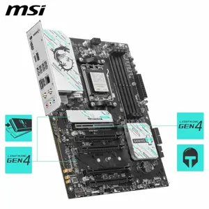 MSI B840 Gaming Plus WiFi AMD AM5 DDR5 ATX Motherboard - PCIe 4.0, WiFi 7, 2.5G LAN, Ryzen 9000 Ready