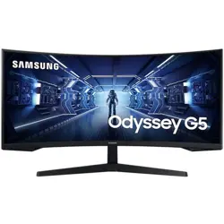 Samsung Odyssey G5 34" LC34G55TWWMXZN Curved Ultrawide Gaming Monitor - WQHD 165Hz FreeSync HDR10 for PC
