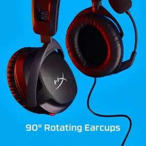 HyperX Cloud Stinger 2 Wired Gaming Headset 519T1AA - 50mm Drivers, Noise-Cancelling Mic, Multi-Platform