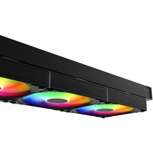 ID-COOLING FX360 INF Water Cooling System, 360mm Radiator, 3x120mm Fans, 300-2000rpm, ARGB, Max TDP 350W, LGA1851 115X 1200 1700 AM4 AM5, Black