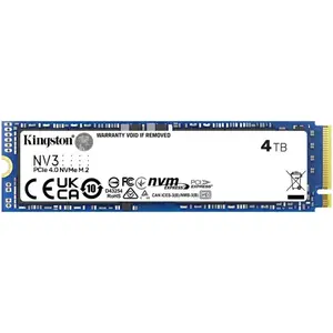 Kingston NV3 4TB PCIe 4.0 NVMe M.2 2280 Internal SSD